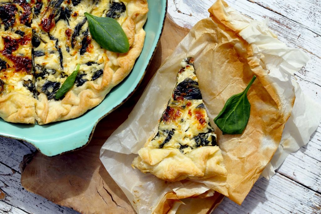 Spinach and Cottage Cheese Quiche - Grub's Up